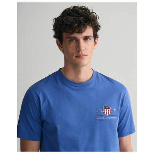 Gant Ανδρική κοντομάνικη μπλούζα Embroidered Archive Shield Tee